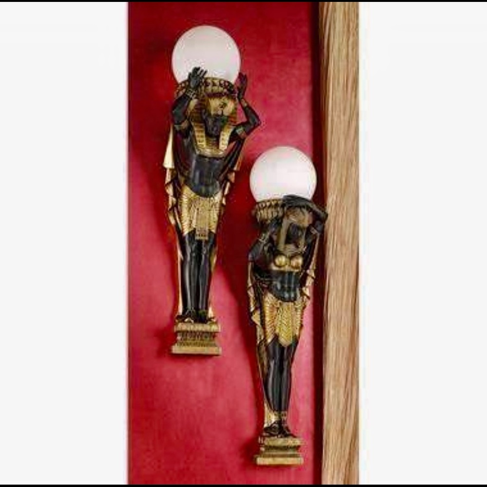 Male & Female Egyptian Sconce